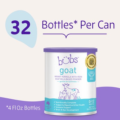 Bubs Easy Digest Goat Milk Infant Formula Powder (Babies 0-12 Months) - 20oz