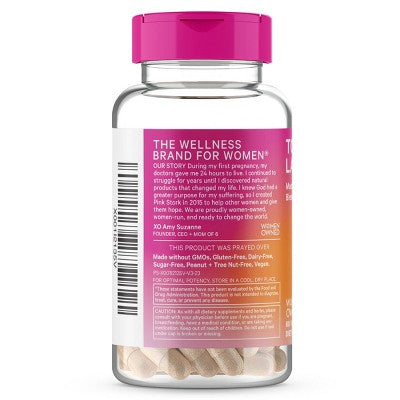 Pink Stork Total Lactation Herbal Supplement Capsule - 60ct
