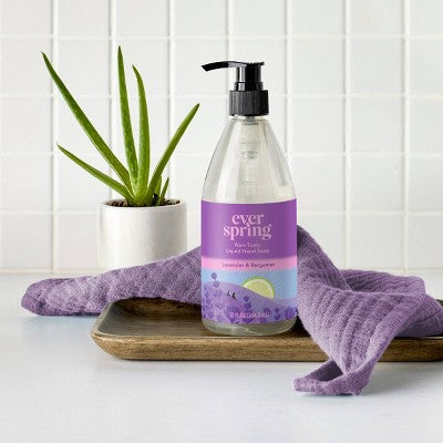 Liquid Hand Soap - Lavender & Bergamot - 12 fl oz - Everspring™