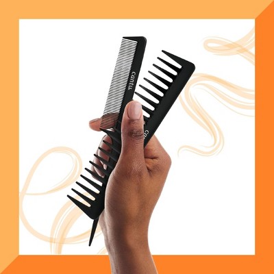 Cantu Style Carbon Fiber Combs - 2ct