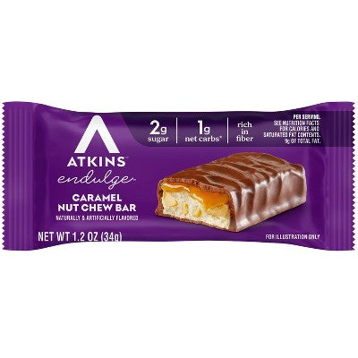 Atkins Endulge Caramel Nut Chew Bar