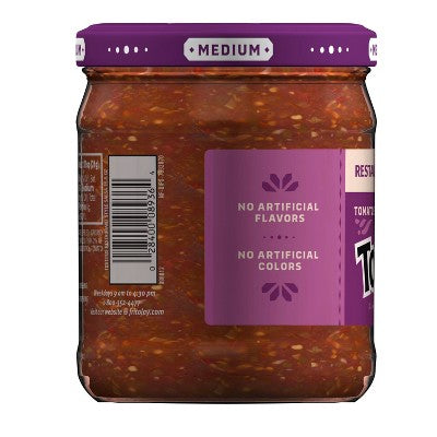 Tostitos Restaurant Style Salsa Dip - 15.5oz: Medium Spice Level