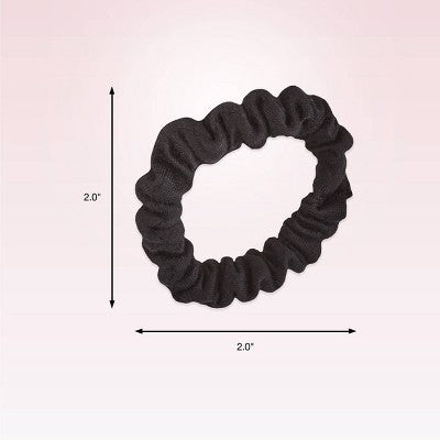 scünci No Damage Knit Scrunchies - Black - All Hair - 8pcs