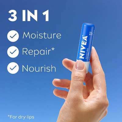 Nivea Moisturizing Lip Balm - 0.34oz/2pk