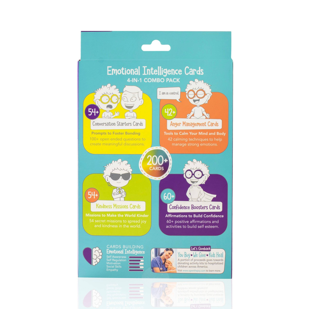 Open The Joy 4-1 Emotional Intelligence Building Cards Set