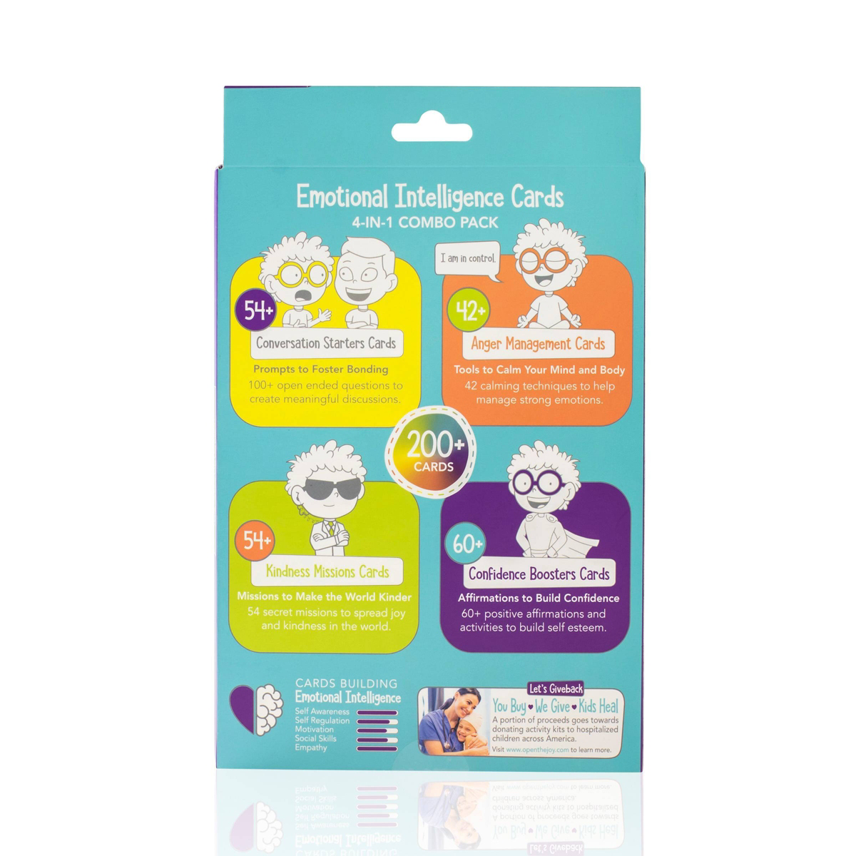 Open The Joy 4-1 Emotional Intelligence Building Cards Set