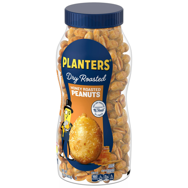 Planters Honey Dry Roasted Peanuts - 16oz