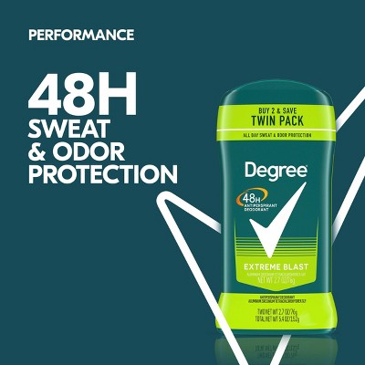Degree Men Extreme Blast 48-Hour Antiperspirant & Deodorant - 2.7oz/2ct