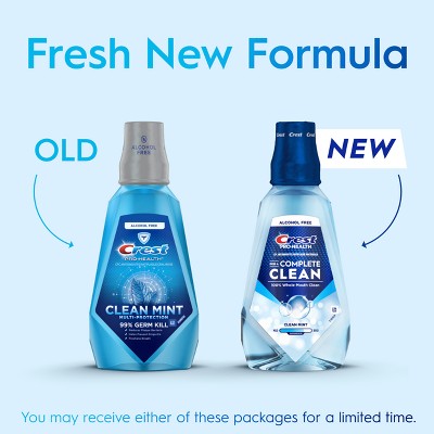 Crest Pro Health Complete Clean Mouthwash - Clean Mint