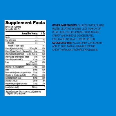 Men's Multivitamin Gummies- Berry - 150ct - up&up™