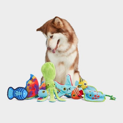 BARK Billy The Squid Dog Toy - Green