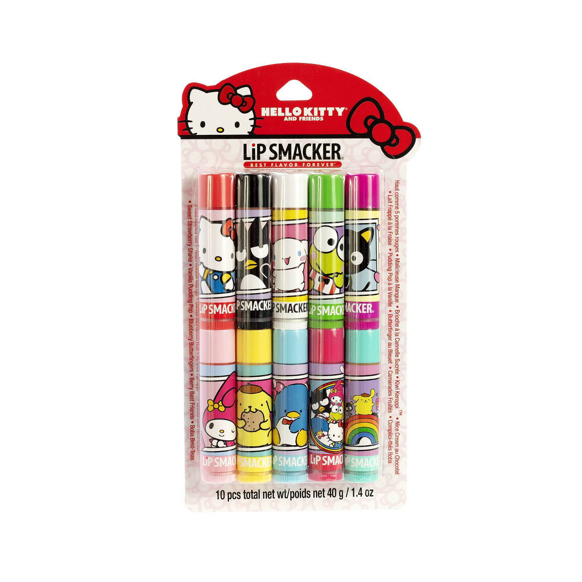 Lip Smackers Hello Kitty Party Pack - 10pc - 1.4oz