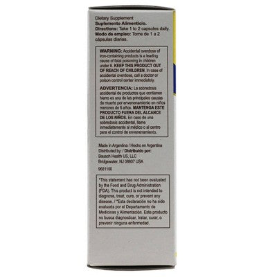 Bedoyecta Multivitamin Capsules with B12 and Folic Acid Dietary Supplement Capsules - 30ct