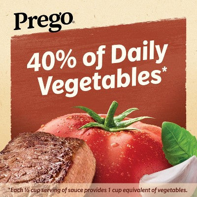 Prego Pasta Sauce Italian Tomato Sauce with Meat - 24oz: Gluten-Free, No Artificial Colors, No High Fructose Corn Syrup
