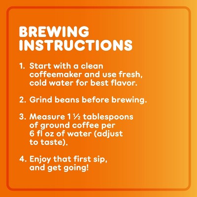 Dunkin' Original Blend Whole Bean Medium Roast Coffee - 12oz: Arabica Beans