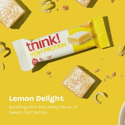 think! Lemon Delight High Protein Bars - 20g Protein - 10.5oz/5ct