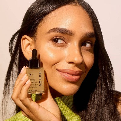Acure Brightening Vitamin C & Ferulic Acid Oil Free Serum For Face - 1 fl oz