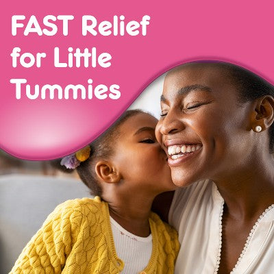 Pepto Kids Antacid Chewable Tablets, Upset Stomach Relief, Heartburn - 24ct