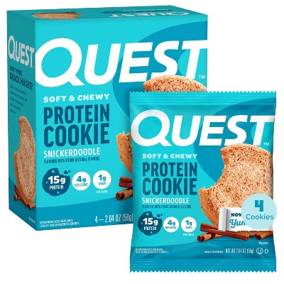 Quest Nutrition Protein Cookie - Snickerdoodle - 4pk
