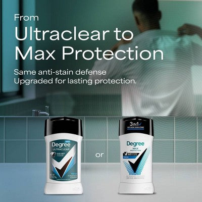 Degree Men Ultraclear Black + White Fresh 72-Hour Antiperspirant & Deodorant - 2.7oz