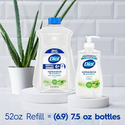 Dial Antibacterial & Sensitive Gel Hand Soap