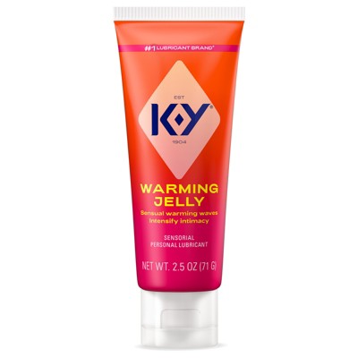 K-Y Warming Water-Based Jelly Personal Lube - 2.5oz