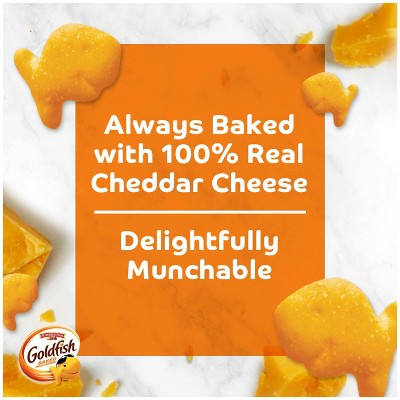 Goldfish Cheddar Cheese Crackers Carton - 2oz: No Artificial Preservatives, No Artificial Flavors, No High Fructose Corn Syrup