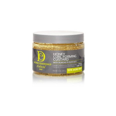 Design Essentials Almond Avocado Curl Custard - 12oz: Shine Enhancing, Textured Hair, Curl Enhancers, Gel