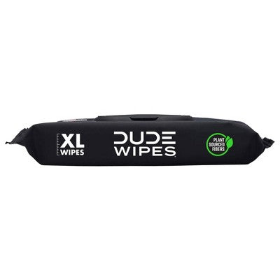 DUDE Wipes Fragrance Free Flushable Personal Wipes for Sensitive Skin - 48ct