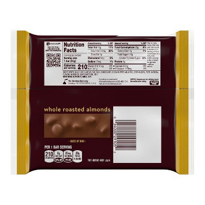 Hershey's Milk Chocolate with Almonds Candy Bars - 6ct