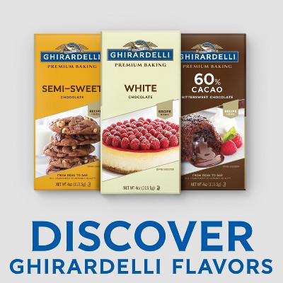 GHIRARDELLI Premium Baking White Chocolate Baking Bar - 4oz: Certified