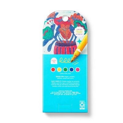 5ct Paint Markers Bullet Tip Glitter - Mondo Llama™