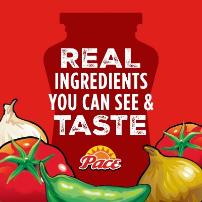 Pace Medium Picante Sauce 16oz: Gluten-Free, No Added Sugar, Vegan