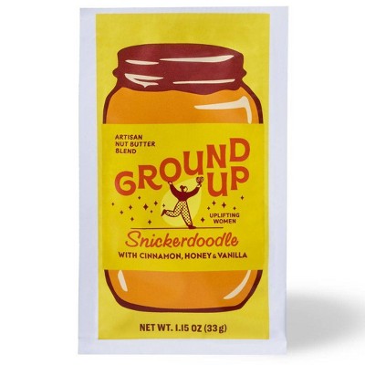 Ground Up Snickerdoodle Almond & Cashew Butter Pouch - 1.15oz
