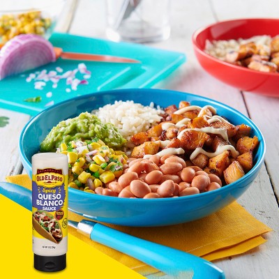 Old El Paso Squeeze Spicy Squeeze Queso Blanco - 9oz: No Artificial Flavors, No High Fructose Corn Syrup