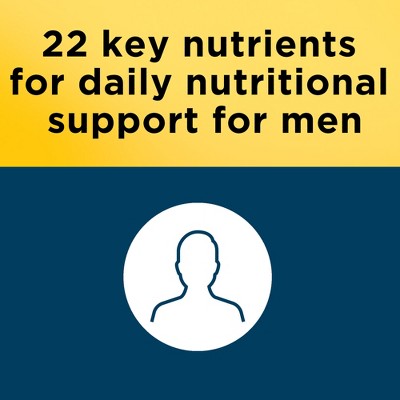 Nature Made Mens Multivitamin with No Iron, Nutritional Support Tablets, USP Verified - 120ct