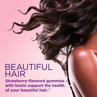 Nature's Bounty Optimal Solutions Hair, Skin & Nails Gummies with Biotin - 40ct