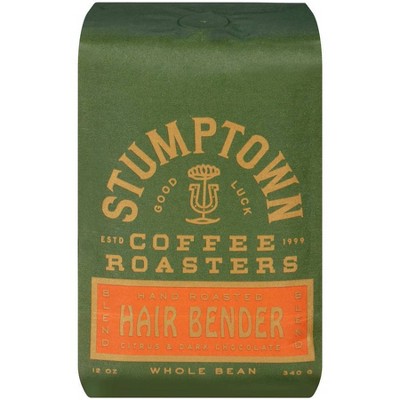 Stumptown Hair Bender Medium Roast Whole Bean Coffee - 12oz: Arabica Beans, Citrus, Raisin