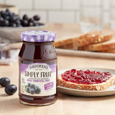 Smucker's Simply Fruit Concord Grape Fruit Spread - 10oz