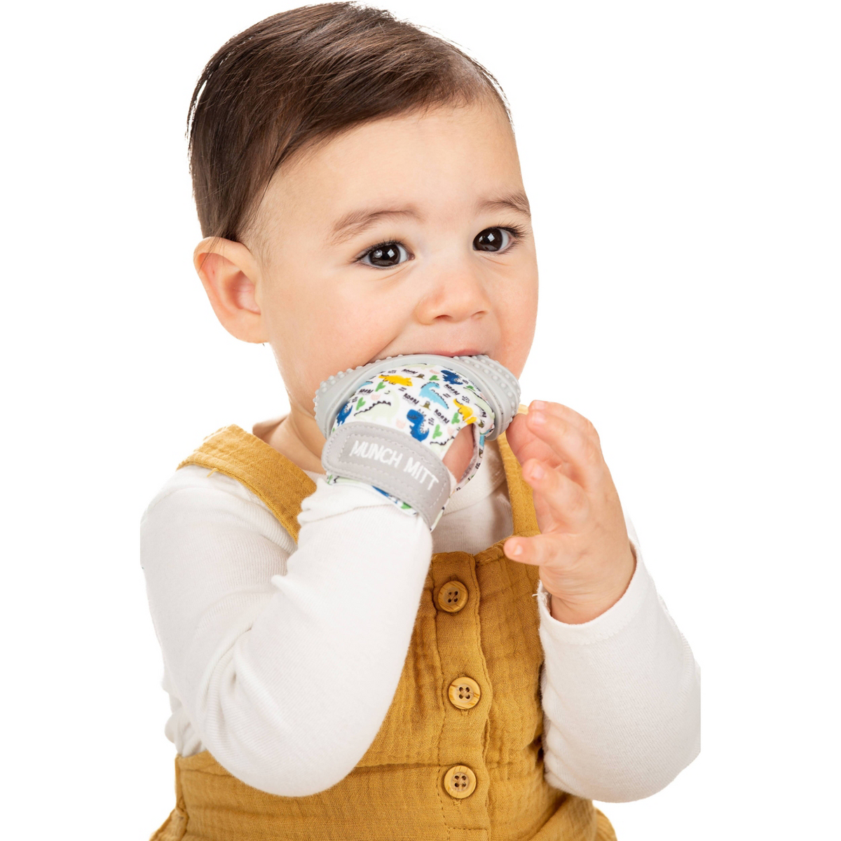 Malarkey Kids Munch Mitt Teether, Dino