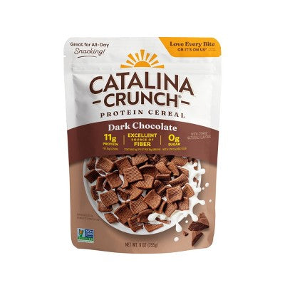 Catalina Crunch Dark Chocolate Protein Breakfast Cereal - 9oz