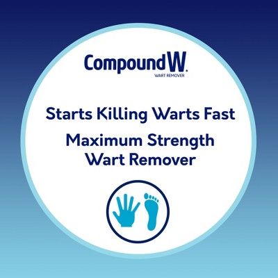 Compound W Maximum Strength One Step Invisible Wart Remover Strips - 14 ct