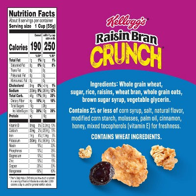 Raisin Bran Breakfast Cereal