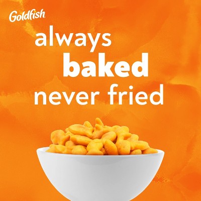 Goldfish Cheddar Crackers Size Bag - 10oz: No Artificial Preservatives, No Artificial Flavors, No High Fructose Corn Syrup