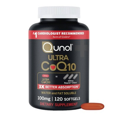 Qunol Ultra CoQ10 Dietary Supplement Softgels - 120ct