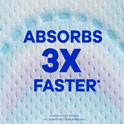 Always Ultra Thin Pads - Regular Absorbency - Size 1