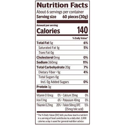 Goldfish Parmesan Crackers Snack Crackers Bag - 6.6oz: No Artificial Preservatives, No Artificial Colors, No Artificial Flavors
