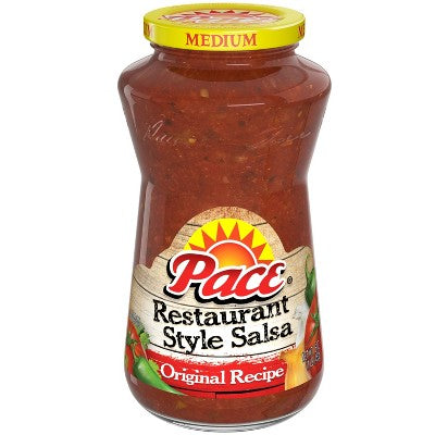 Pace Restaurant Style Original Recipe Salsa 16oz: Gluten-Free, No Added Sugar, Vegan
