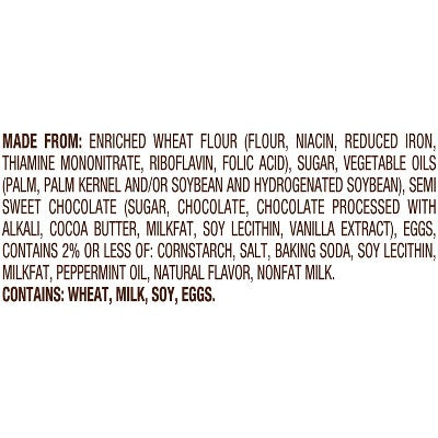Pepperidge Farm Milano Mint Chocolate Cookies - 7oz/15ct: No Artificial Preservatives, No Artificial Colors, Valentine's Day