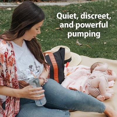 Dr. Brown's Manual Breast Pump with Soft Shape Silicone Shield & Anti-Colic Options+ Baby Bottle - 4ct - 5oz